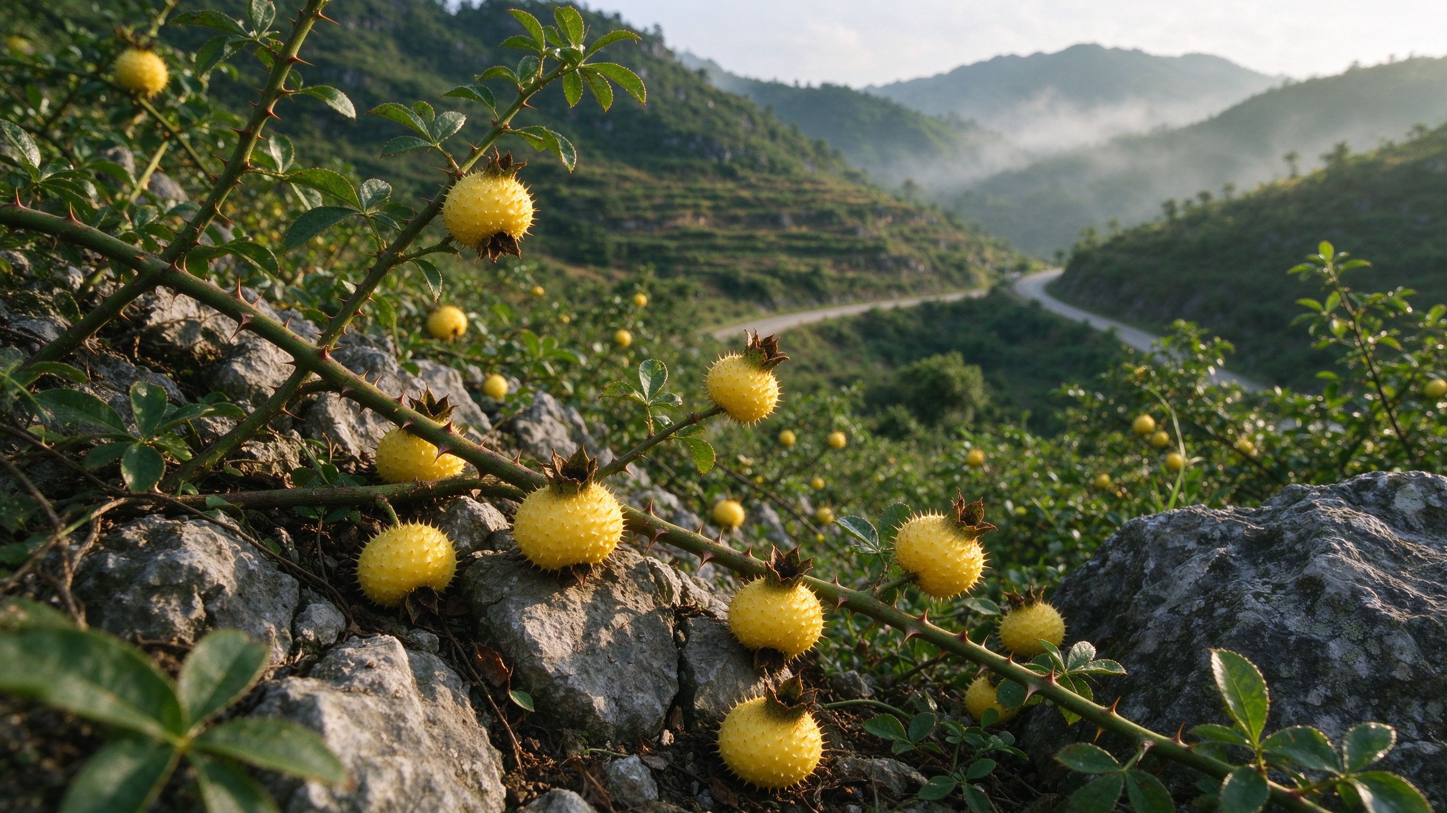 山间特色果-刺梨